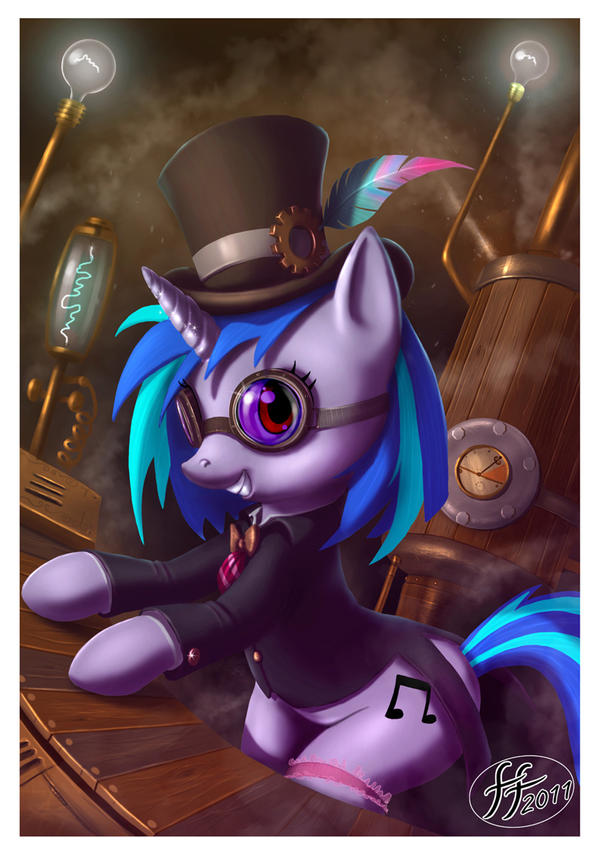 Steampunk Dj Pony