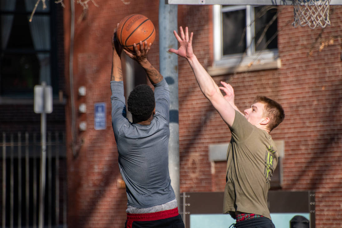 Pick Up Basketball Game - Boston's North End by danlovy on DeviantArt