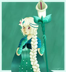.: white lily cookie :.