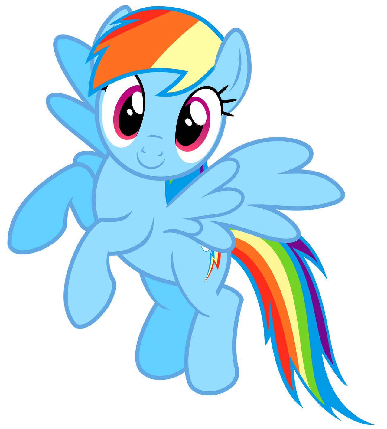 Rainbow Dash From My Little Pony Friendship Is Mag by SoffiMB on