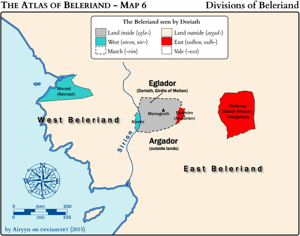 the realms of Beleriand