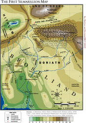 The First Silmarillion Map