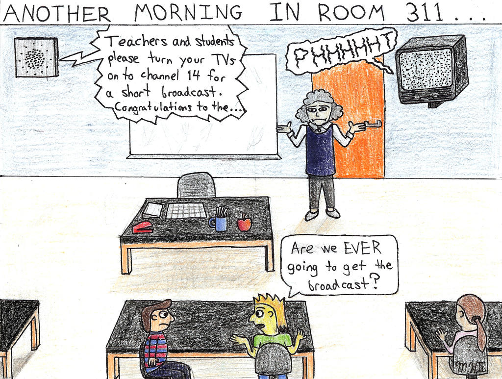 High School Cartoon by LightningLionNG on DeviantArt