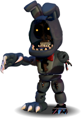 adventure nightmare withered bonnie by javier107 on deviantart.