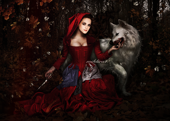 Little red riding hood and the wolf by MihLira1 on DeviantArt