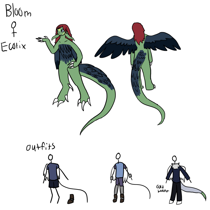 Bloomable Characters Bloom ref by Charaxiphare on DeviantArt