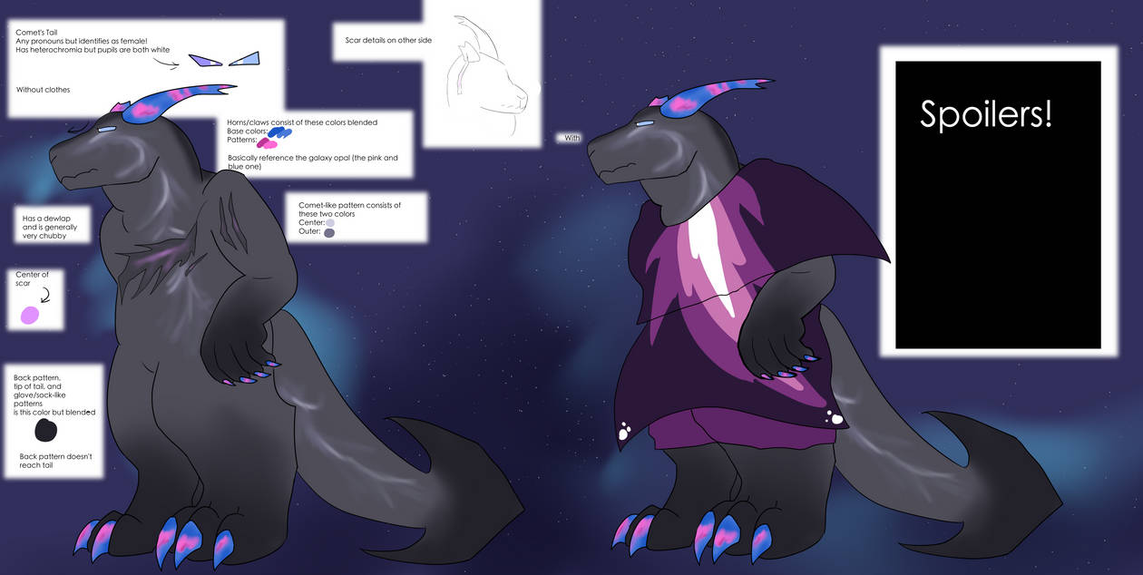 Tail Ref Comet's Tail ref by Charaxiphare on DeviantArt