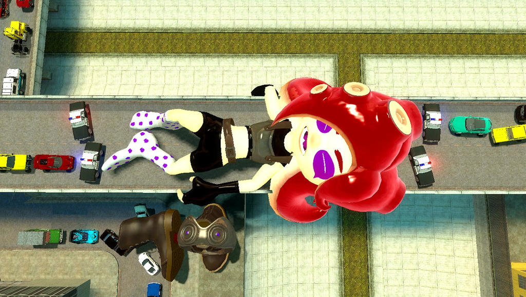A big and sleepy octoling by TheMarkedMan7 on DeviantArt