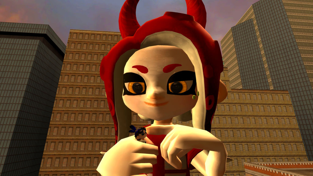OCTOber challange day 3: Evil octoling by TheMarkedMan7 on DeviantArt