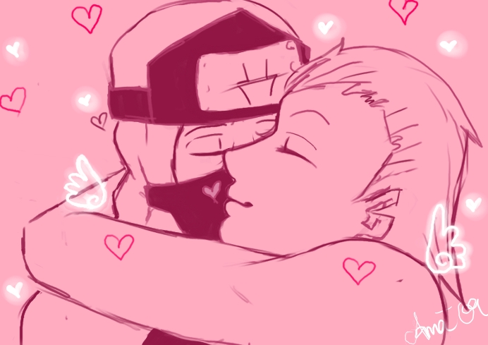 Pink hugs.