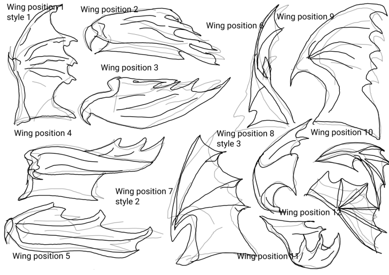 How to draw a dragon wing by HLCart on DeviantArt