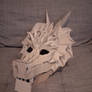 Dragon mask with opening mouth