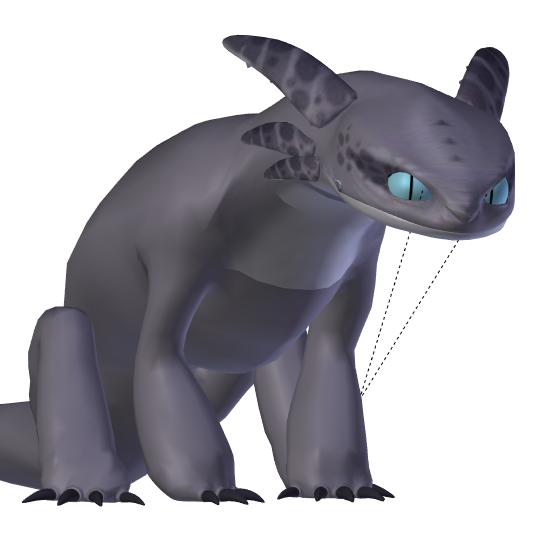 light fury(redesigned)Body by blenderdragon on DeviantArt