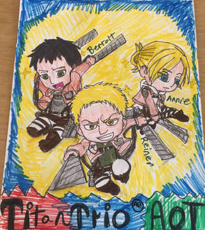 AOT chibi titan trio 