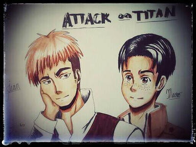ATTACK ON TITAN-Jean and Marco  