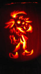 Skull Kid Pumpkin