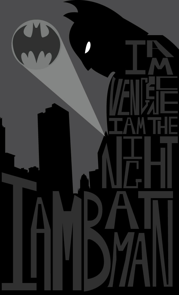 Typography Tryout: Batman