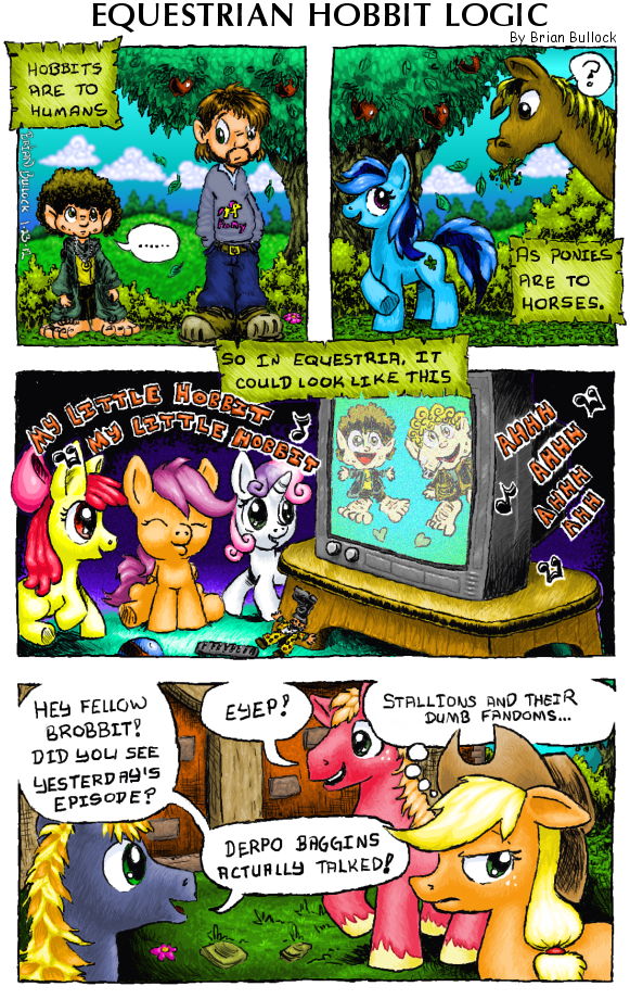 Pony Comic - Equestrian Hobbit Logic