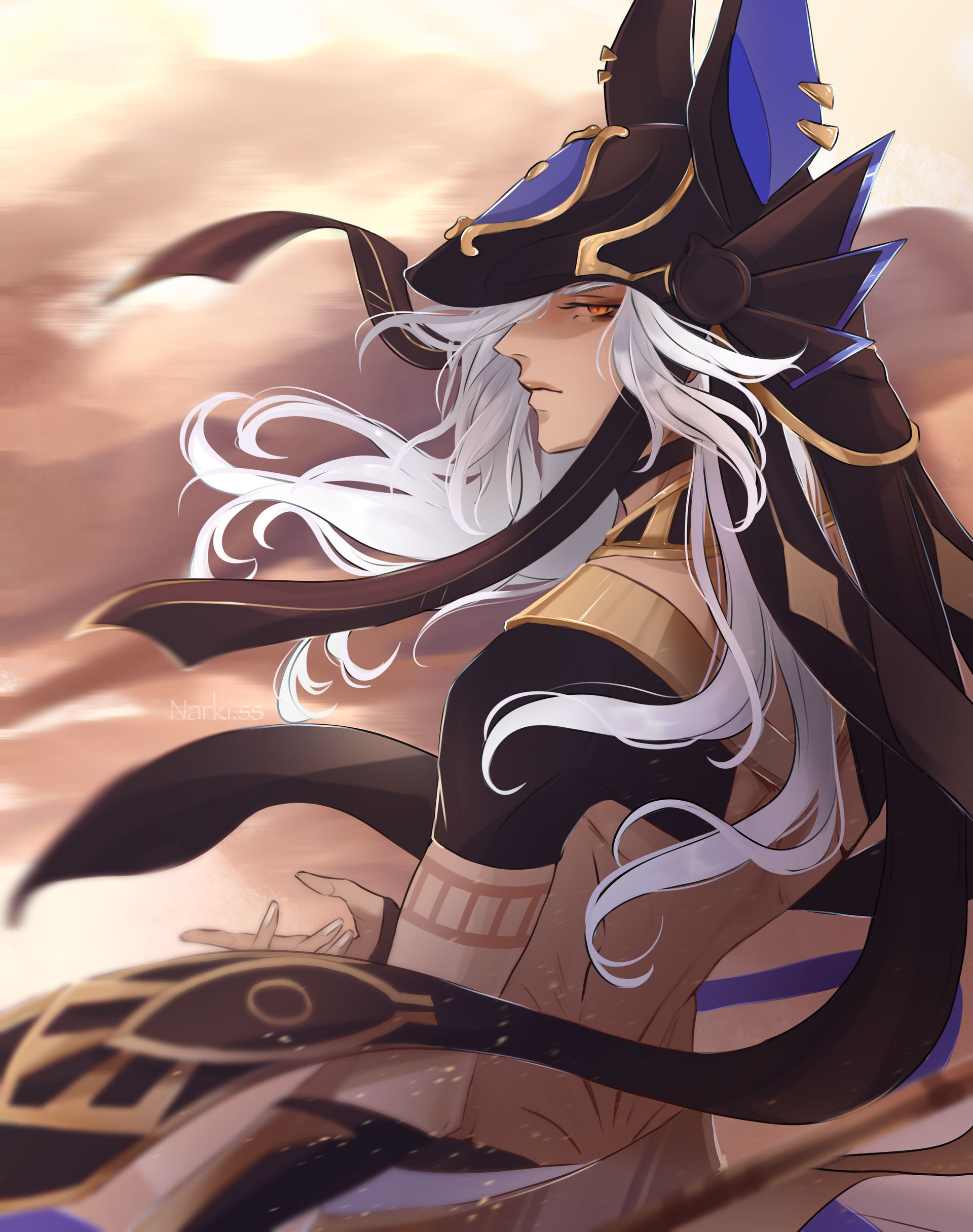 Cyno (Genshin Impact) by Narukiss on DeviantArt