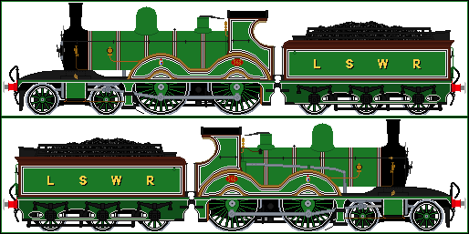 LSWR T3: 563 by LocoSprites on DeviantArt