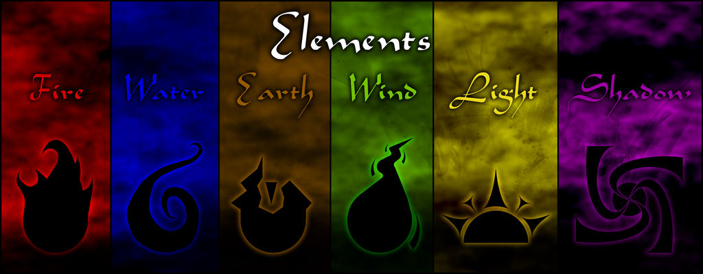 6 Element Design The Six Elements by HotSpot6 on DeviantArt