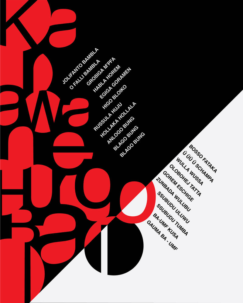 Dada Poem Poster by MrBadger