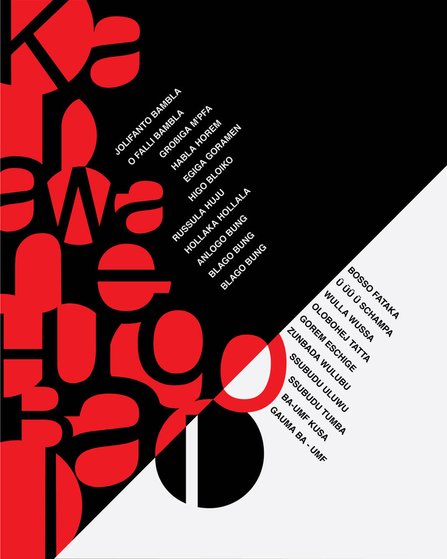 Dada Poem Poster by MrBadger