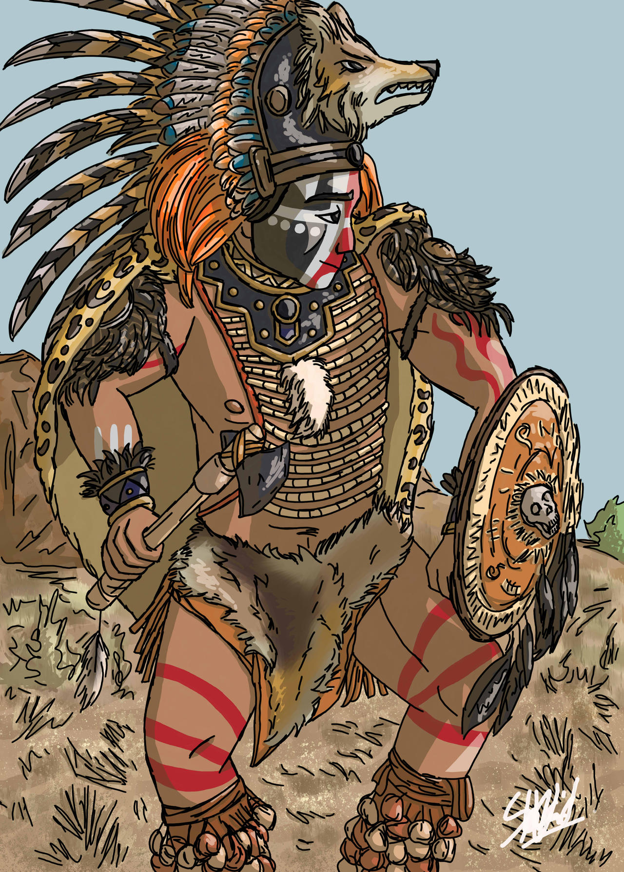 Guerrero Chichimeca by amisadaidibuja on DeviantArt