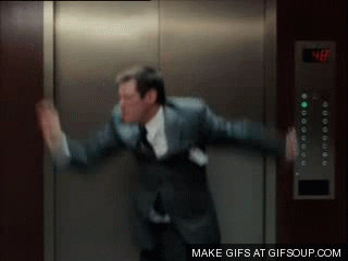 Jim Carrey Gif Elevator Dance