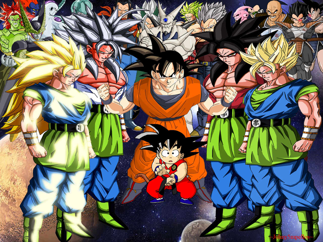 Goku VS All By Johny5mpellos On DeviantArt.