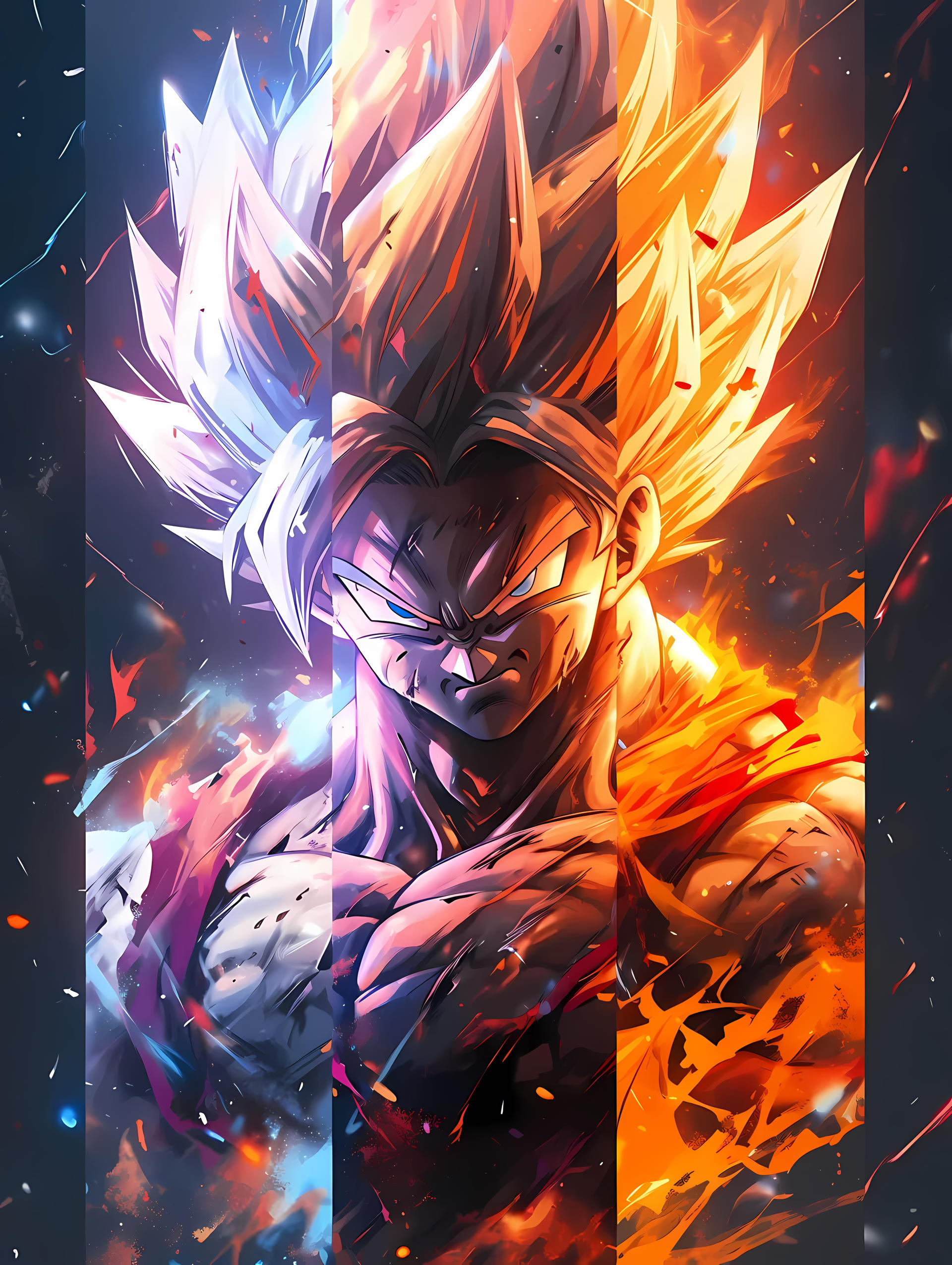 Goku (multiform portrait) by johny5mpellos on DeviantArt