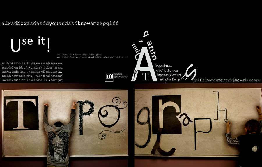 Typography by Black-sania
