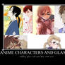 Anime Characters and Glasses