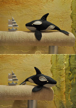 Handmade orca