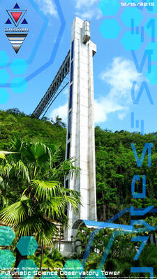 Futuristic Science Observatory Tower