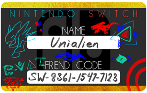 Nintendo Switch FC ID - Unialien