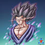 Beast Gohan Portrait (DB Redraw Challenge)