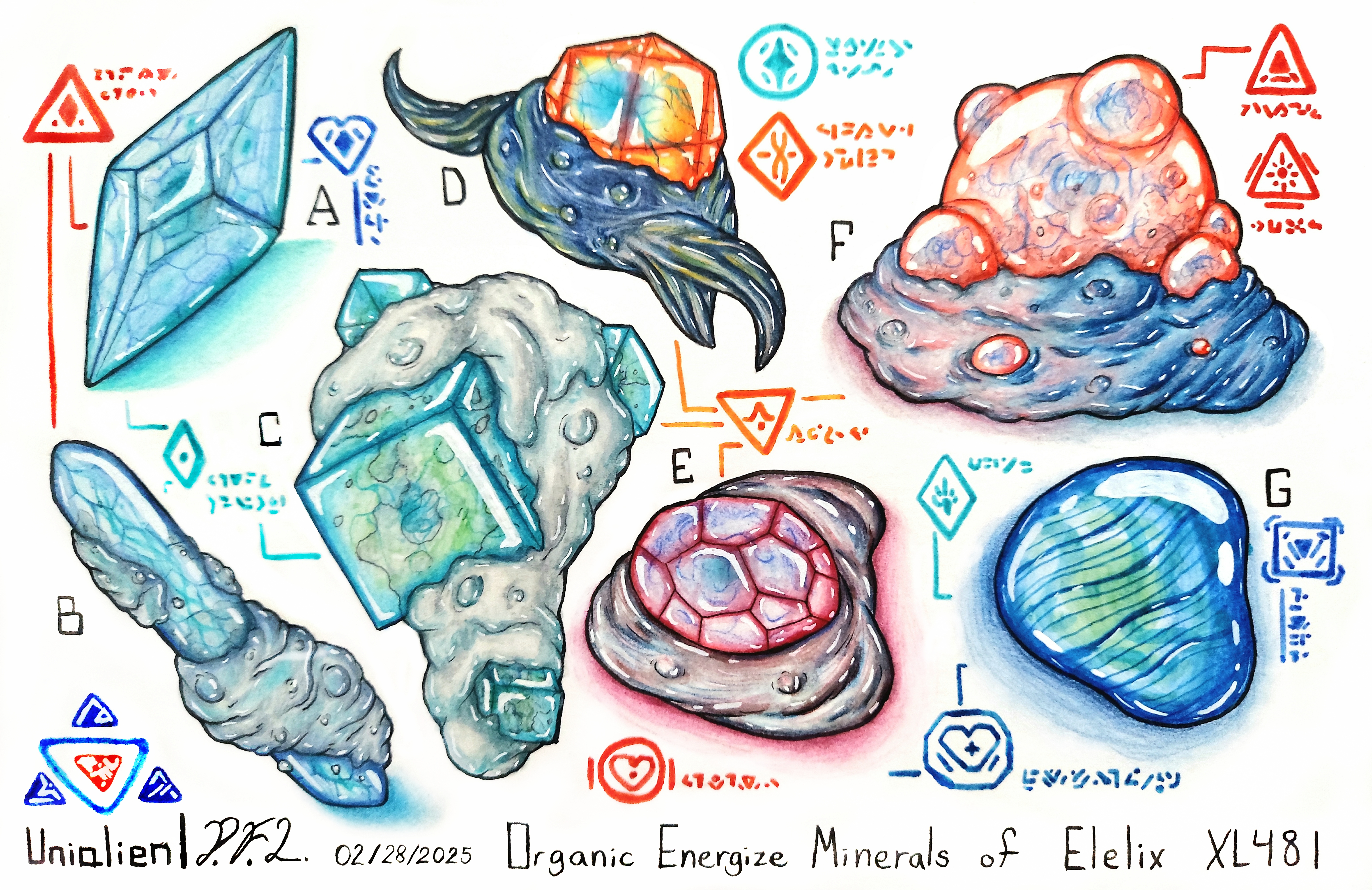 Organic Energize Minerals of Elelix XL481