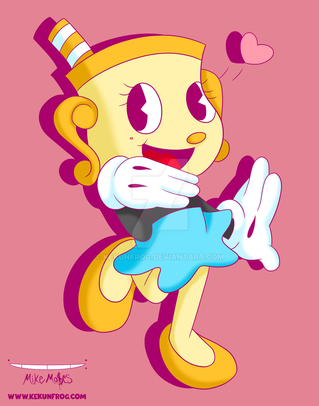 Cuphead Show Ms. Chalice by ArgenInk on DeviantArt