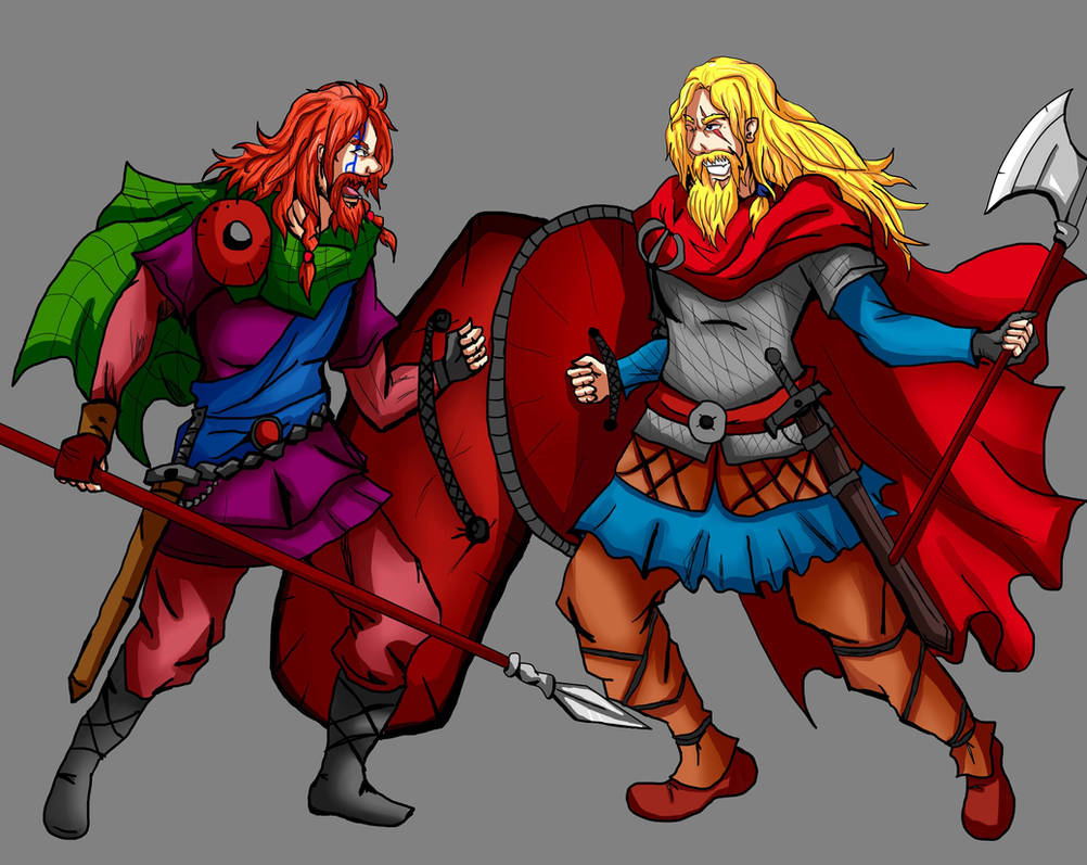Irish vs. Vikings  Celtic warriors, Vikings, Viking warrior