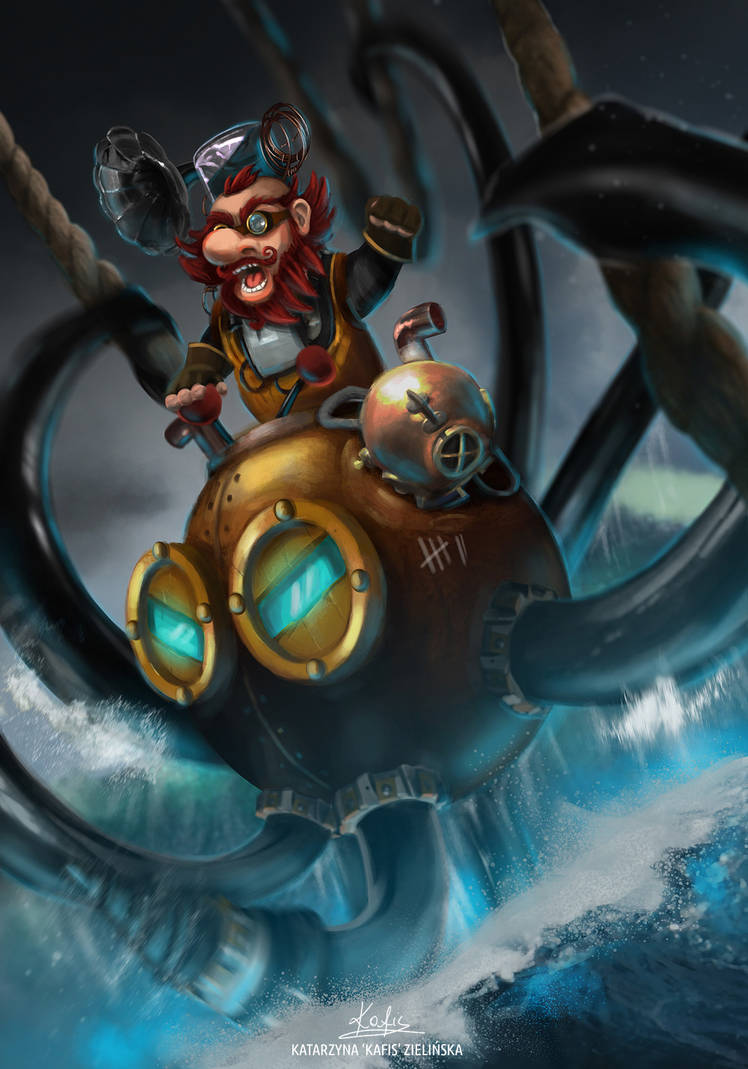 Octopus Rider by Kafinnis Octopus Rider by Kafinnis