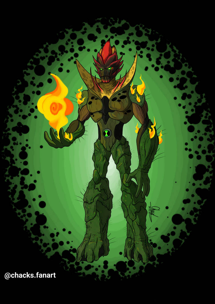 Swampfire (Fogo Fatuo) Ben 10 by ChacksFanart on DeviantArt