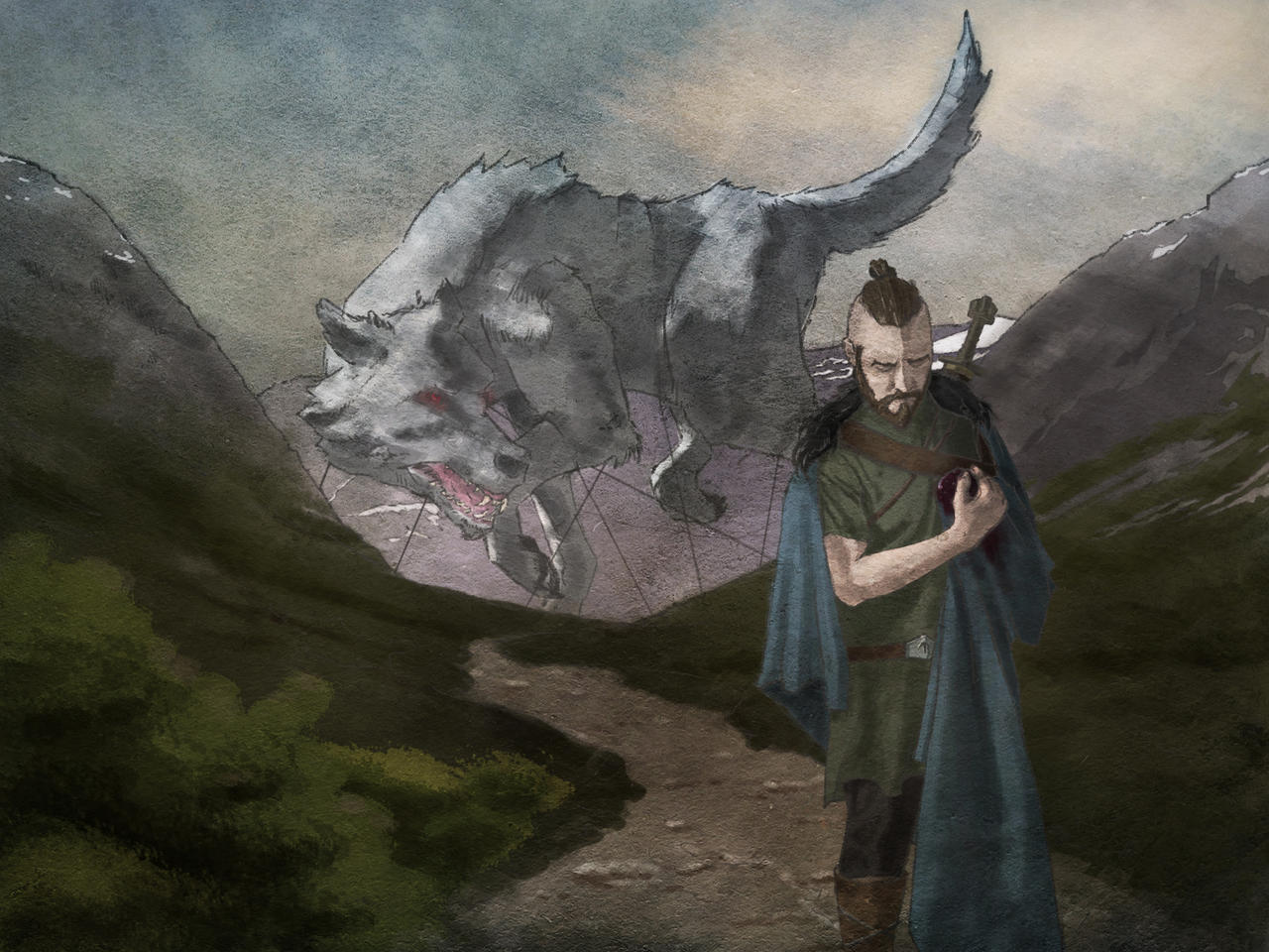 Bind Rune Feynir The Binding of Fenrir by viking-illustrator on DeviantArt