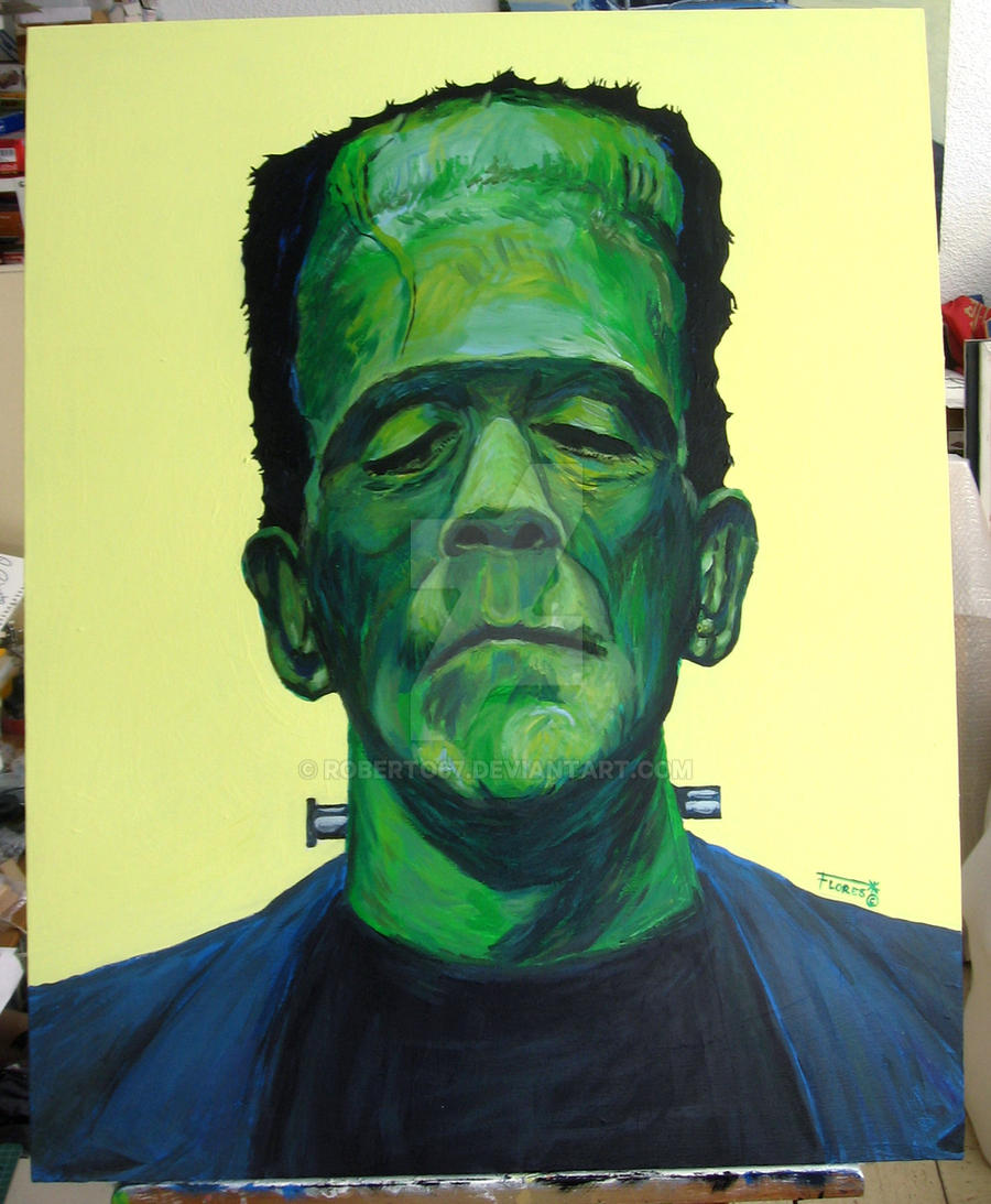 Frankenstein canvas