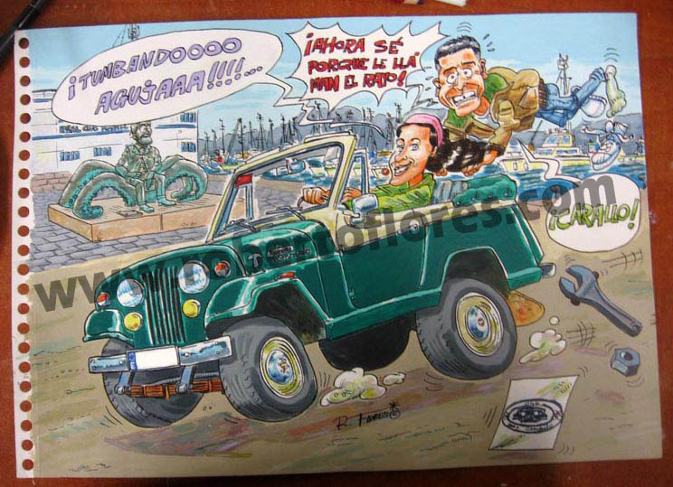 Cartoon Club Jeep Comando