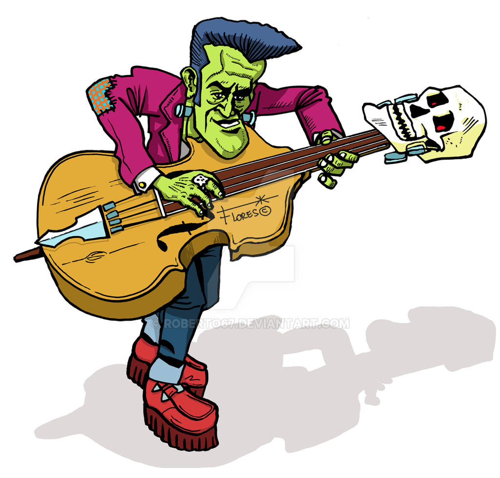 Frankenstein Rocker Frankenstein Rockabilly Rocker Slap Bass 2 by Roberto67 on DeviantArt