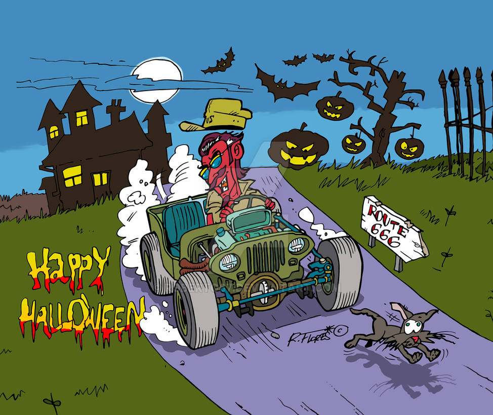 Hot Rod Halloween Eldiablo Jeep Willys MB By Roberto67 On DeviantArt hot-rod-halloween-eldiablo-jeep-willys-mb-by-roberto67-on-deviantart