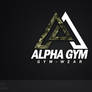 ALPHA GYM Logo Design