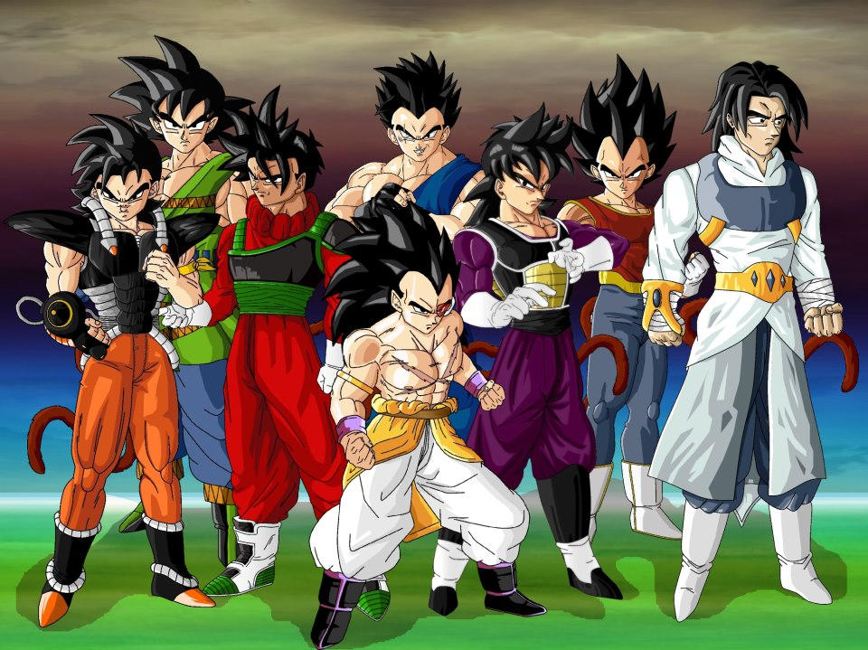 All My Saiyan The 8Team vers.2 by TeomaTheNaraotor on DeviantArt