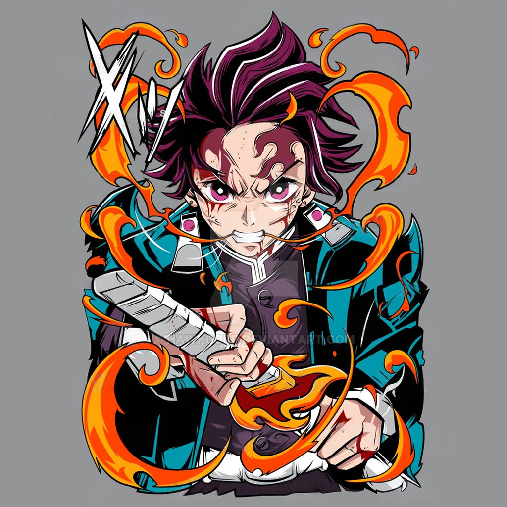 Tanjiro Api Design Vector Premium Anime Tanjiro V4 (ex) by HawkCorp on DeviantArt
